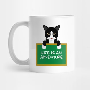 Advice Cat - Life Is An Adventure Mug